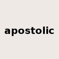 apostolic是什么意思