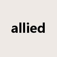 allied是什么意思