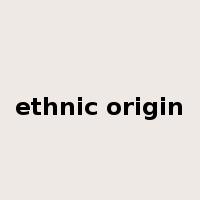 ethnic origin是什么意思