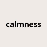 calmness是什么意思