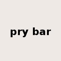 pry bar是什么意思
