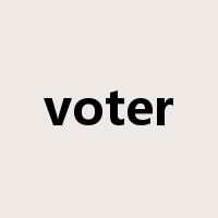 voter是什么意思