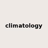 climatology是什么意思