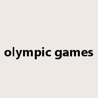 olympic games是什么意思