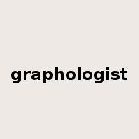 graphologist是什么意思