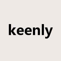 keenly是什么意思