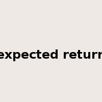 expected return是什么意思