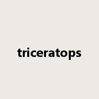 triceratops是什么意思