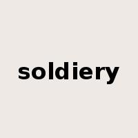 soldiery是什么意思