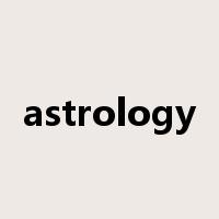 astrology是什么意思
