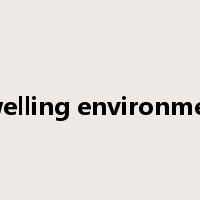 dwelling environment是什么意思