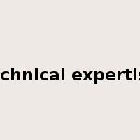 technical expertise是什么意思