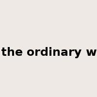 in the ordinary way是什么意思