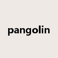 pangolin是什么意思