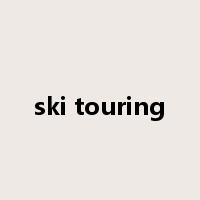 ski touring