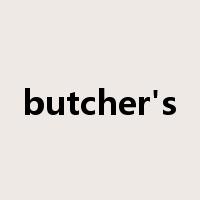 butcher's是什么意思