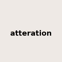 atteration是什么意思