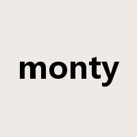 monty是什么意思