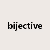 bijective是什么意思