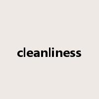 cleanliness是什么意思