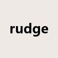 rudge是什么意思