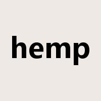 hemp是什么意思