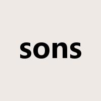 sons是什么意思