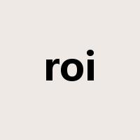 roi是什么意思