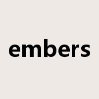 embers是什么意思