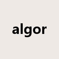 algor是什么意思