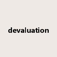 devaluation是什么意思