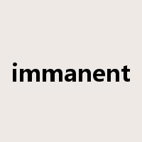 immanent是什么意思