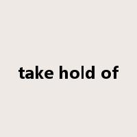 take hold of是什么意思