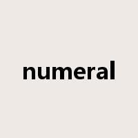 numeral是什么意思