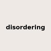 disordering是什么意思