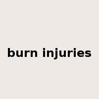 burn injuries是什么意思