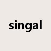 singal是什么意思