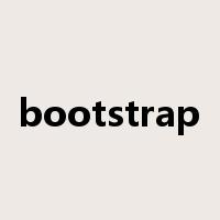 bootstrap是什么意思
