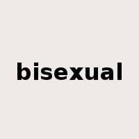 bisexual是什么意思