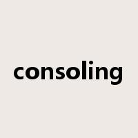 consoling是什么意思