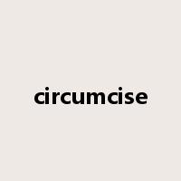 circumcise是什么意思