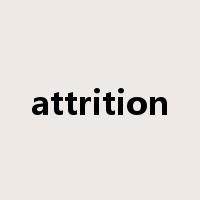 attrition是什么意思