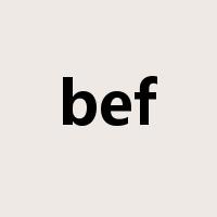 bef是什么意思