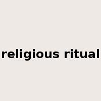 religious ritual是什么意思