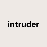 intruder是什么意思
