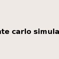 monte carlo simulation是什么意思