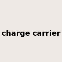charge carrier是什么意思