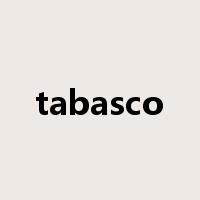 tabasco是什么意思