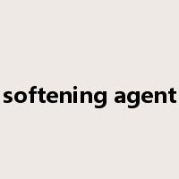 softening agent是什么意思