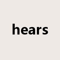 hears是什么意思